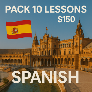 Spanish Lessons Pack 10 lessons